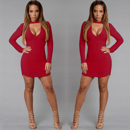 Long Sexy Slim Hip Dress