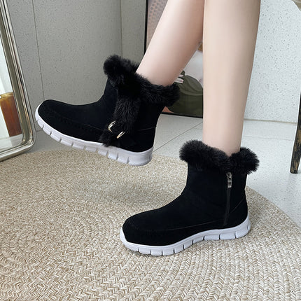 Women's Plush Snow Boots