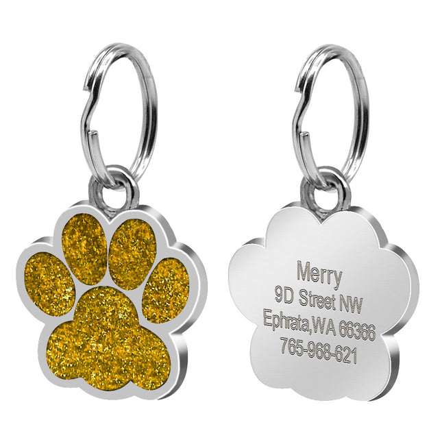 Footprint dog Necklace