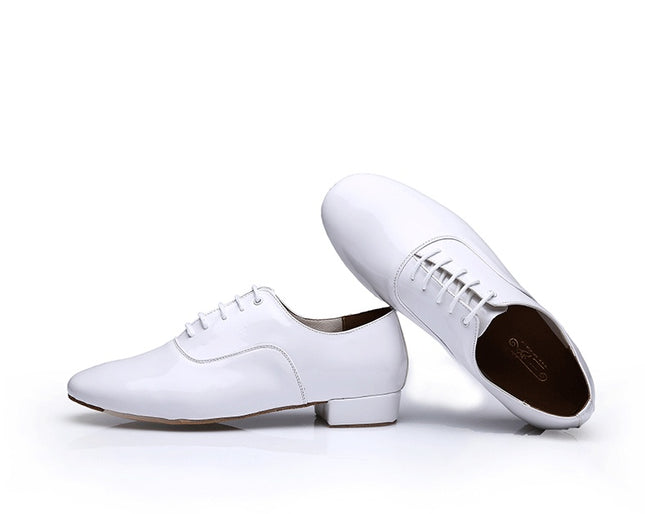Men's Leather Dance Shoes Soft Bottom Latin & Standard