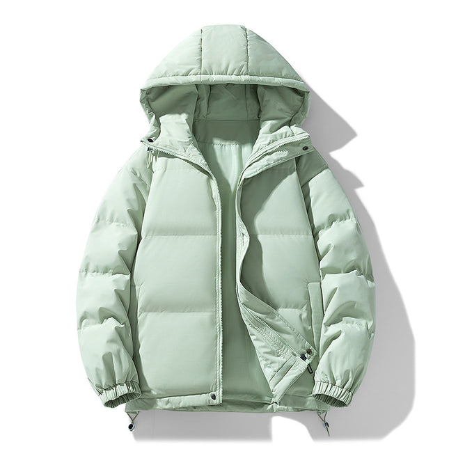Manteau unisexe à capuche en coton épais