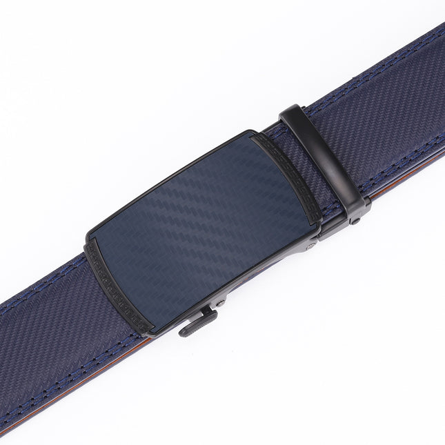 Fashion Men's Leather Belt with Automatic Buckle