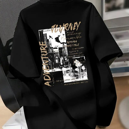 Men's Printed Short-sleeved T-shirt