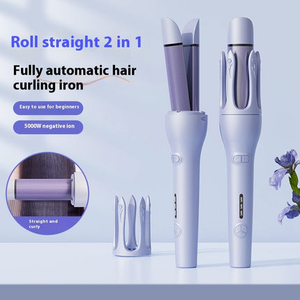 2-in-1 Automatic Hair Curler and Straightener