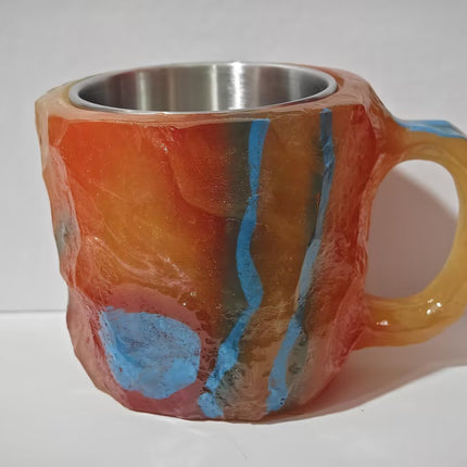 400ml Resin Mineral Crystal Coffee Mugs
