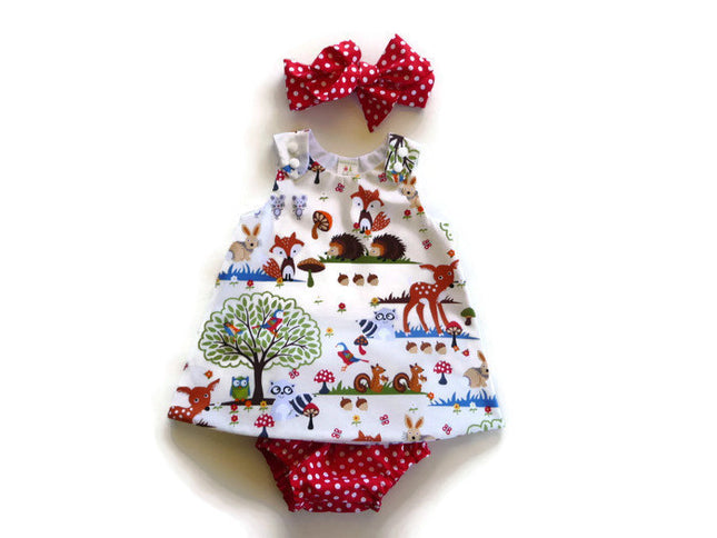 Girl Baby Three-Piece Shorts