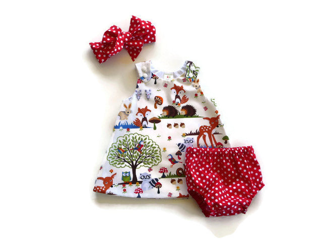 Girl Baby Three-Piece Shorts