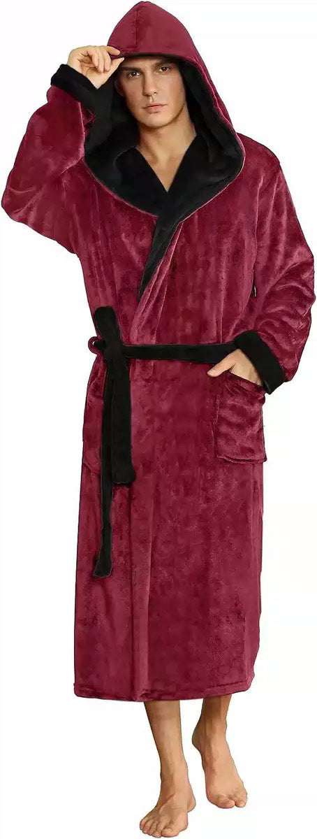 Men's Plus Size Warm Nightgown