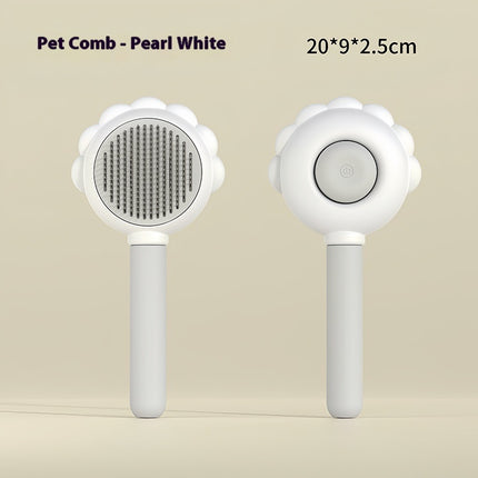 2-in-1 Self-Cleaning Dog Brush & Grooming Comb