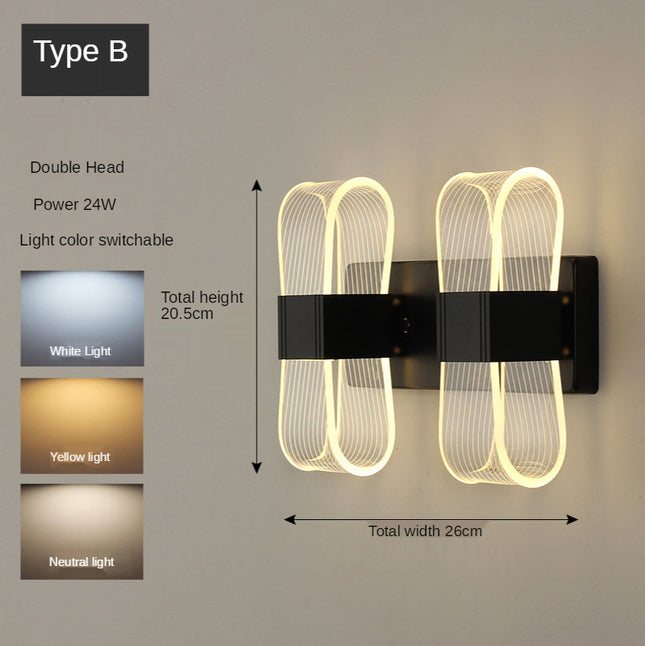 Golden Nordic Wall Lamp