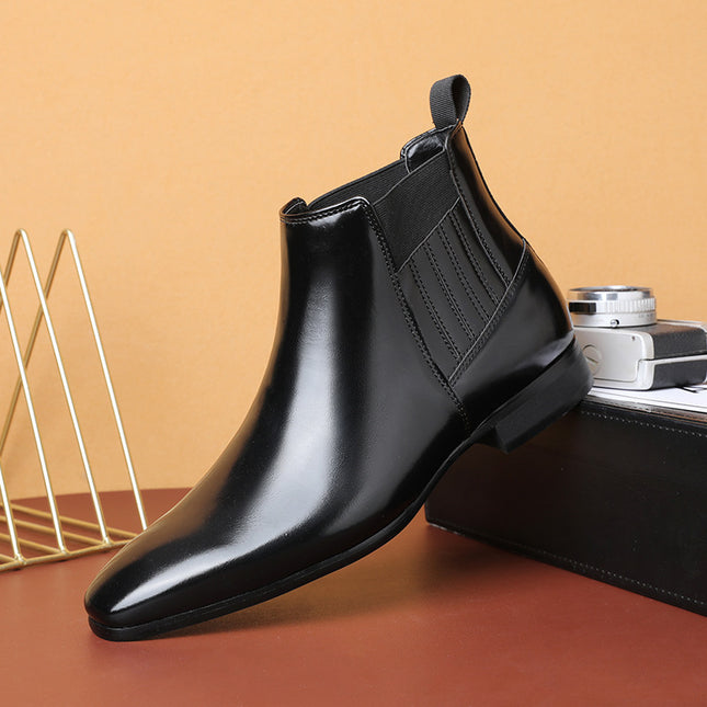 Pointed Toe Chelsea-Style Boots for Men