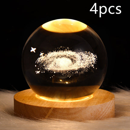 LED Galaxy Crystal Ball Lamp