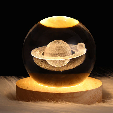 LED Galaxy Crystal Ball Lamp