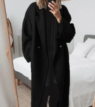 Multi-color Multi-size Woolen Trench Coat