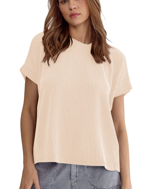 Loose Round Neck Pullover Top