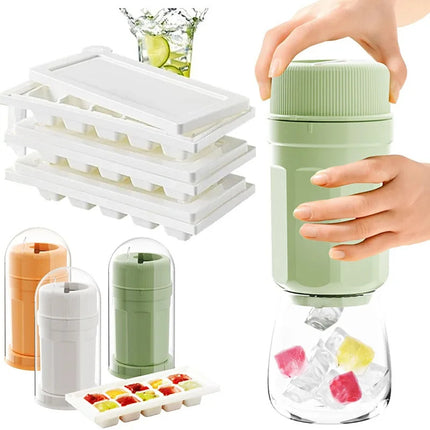 Twisting Ice Cube Tray with Cover