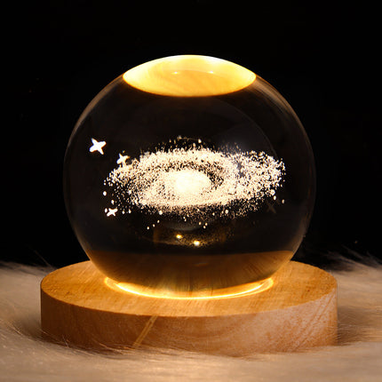 LED Galaxy Crystal Ball Lamp
