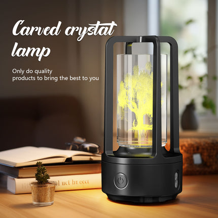 2-in-1 Acrylic Crystal Lamp &amp; Bluetooth Speaker