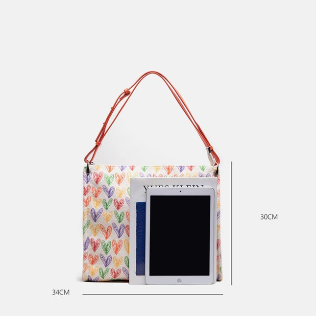 One-Shoulder Crossbody Tote Bag with Large Capacity
