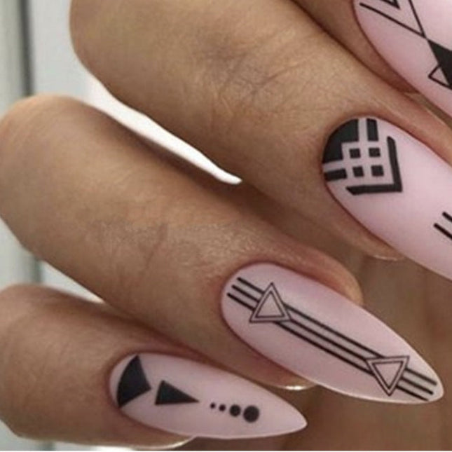 Black Butterfly Nails Stickers Decals
