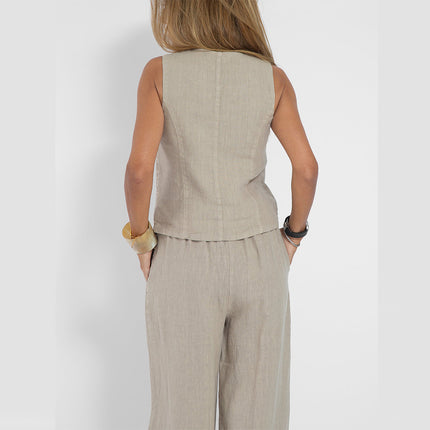Summer Vest Suit & Trousers Set