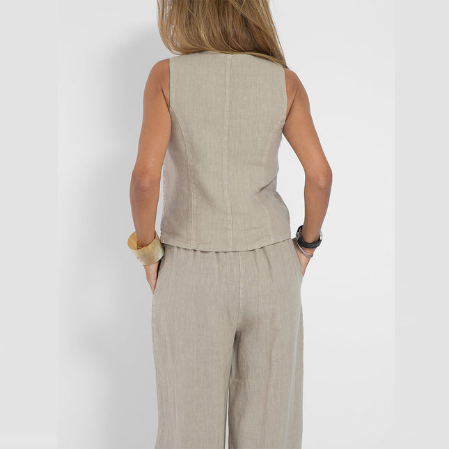 Summer Vest Suit & Trousers Set