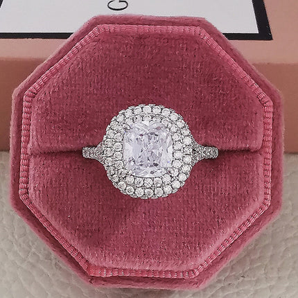 Luxury Multicolor Charm Cubic Zirconia Wedding Rings