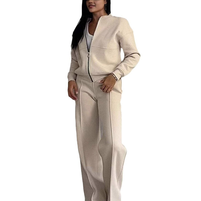 Wide Leg Pants Two-Piece Set