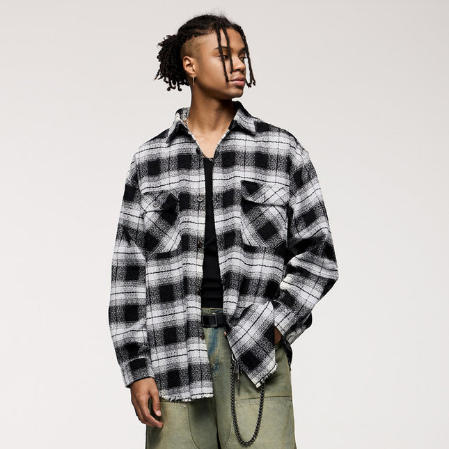 American Plaid Workwear Shirt Coat