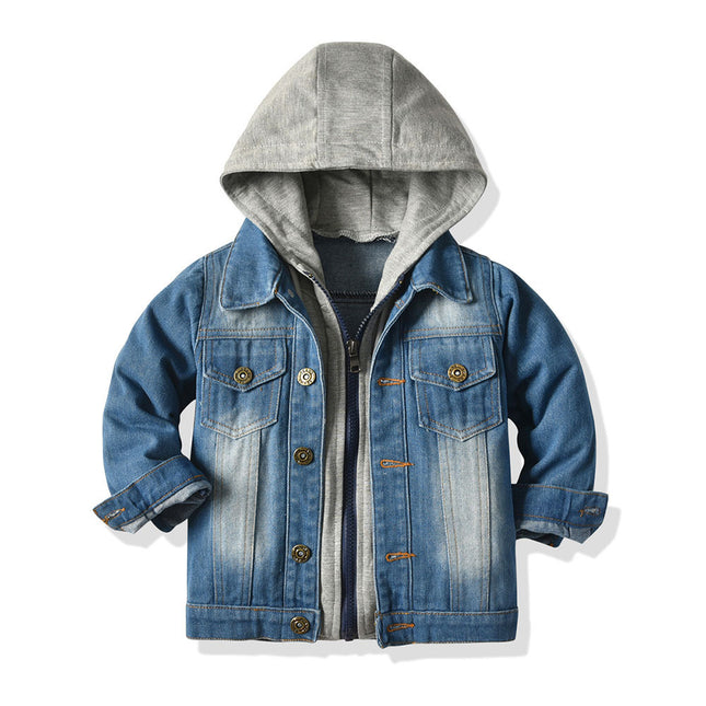 Children's Hooded Fashion Casual Top