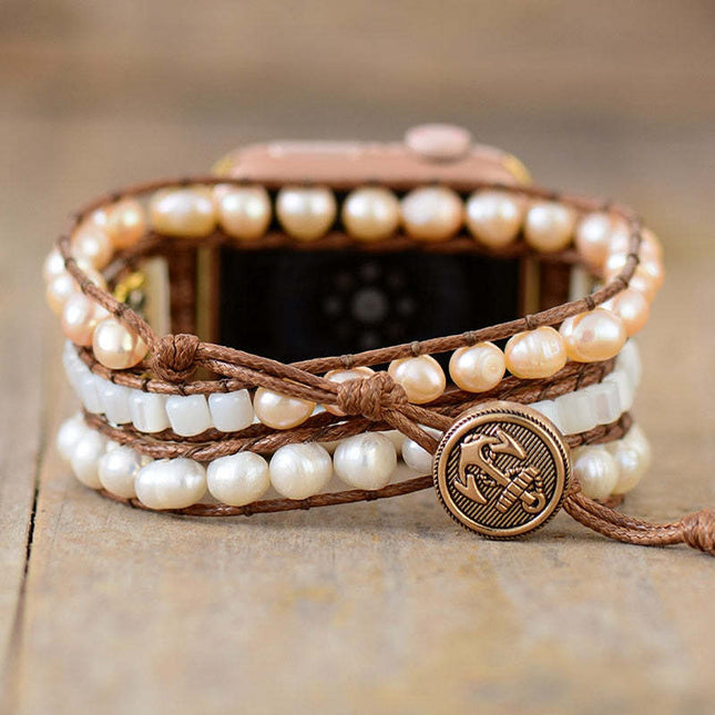Handmade Pearl Strap Women
