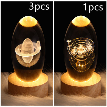 LED Galaxy Crystal Ball Lamp