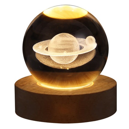 LED Galaxy Crystal Ball Lamp