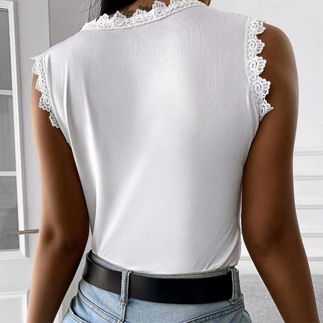 Flowers Lace Vest