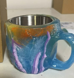 400ml Resin Mineral Crystal Coffee Mugs
