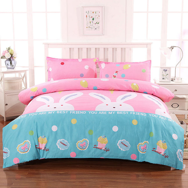 Diamond Velvet 4-Piece Bedding Set