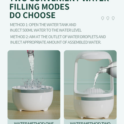 Anti-Gravity Backflow Humidifier