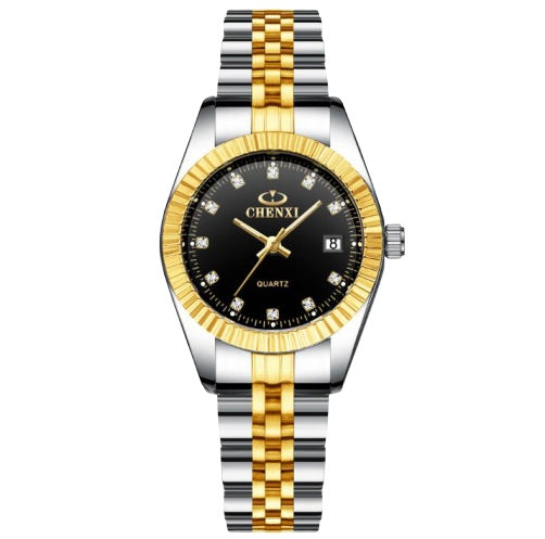 Golden Lover's Couple Watch