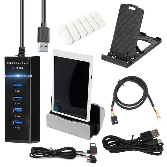 3.5-inch Computer Small Secondary Screen IPS Full View USB Chassis Monitor