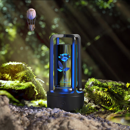 2-in-1 Acrylic Crystal Lamp &amp; Bluetooth Speaker