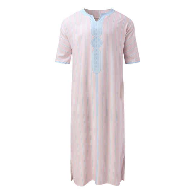 Men's Arab Ethnic Short Sleeve Romper
