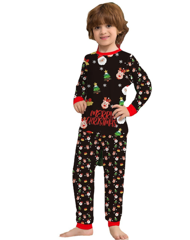 Pyjamas assortis pour Noël en famille