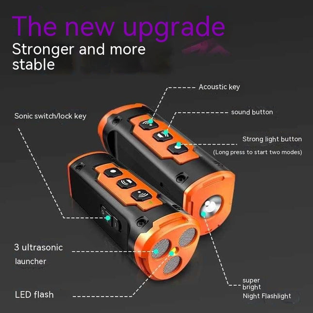 Three-Head Ultrasonic Dog Repellent Artifact