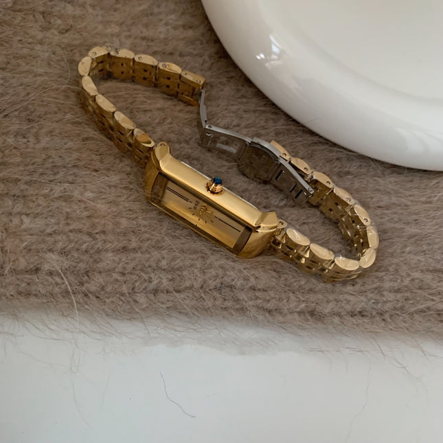 Gold Fashion Retro Steel Belt Watch