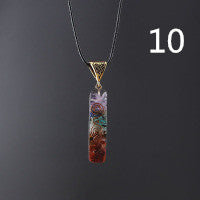 Pendentif spirituel des sept chakras de Gravel