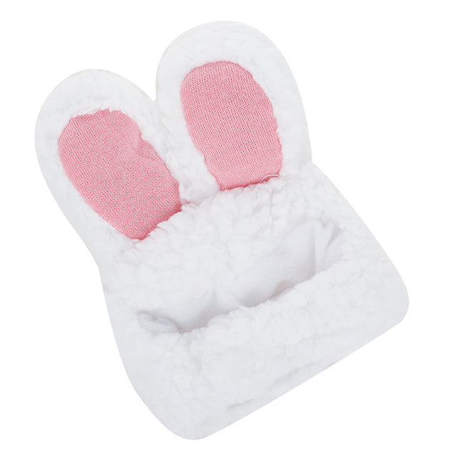 Funny Pet Cosplay Costume Warm Rabbit Hat