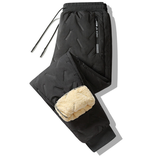 Winter Sweatwear Men Plush Fleece Sweatpants