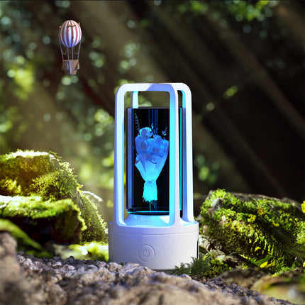 2-in-1 Acrylic Crystal Lamp &amp; Bluetooth Speaker