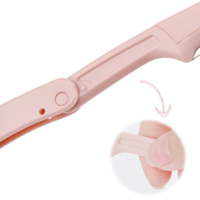 Three-Color Foldable Eyebrow Trimmer