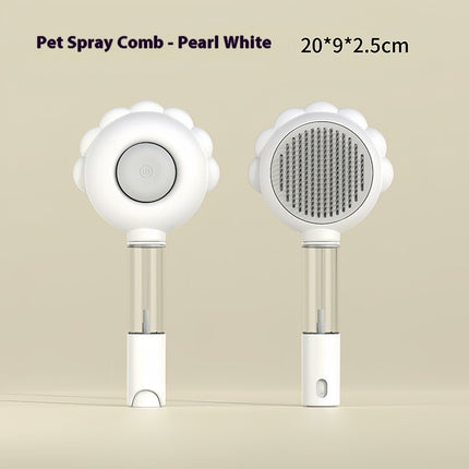 2-in-1 Self-Cleaning Dog Brush & Grooming Comb